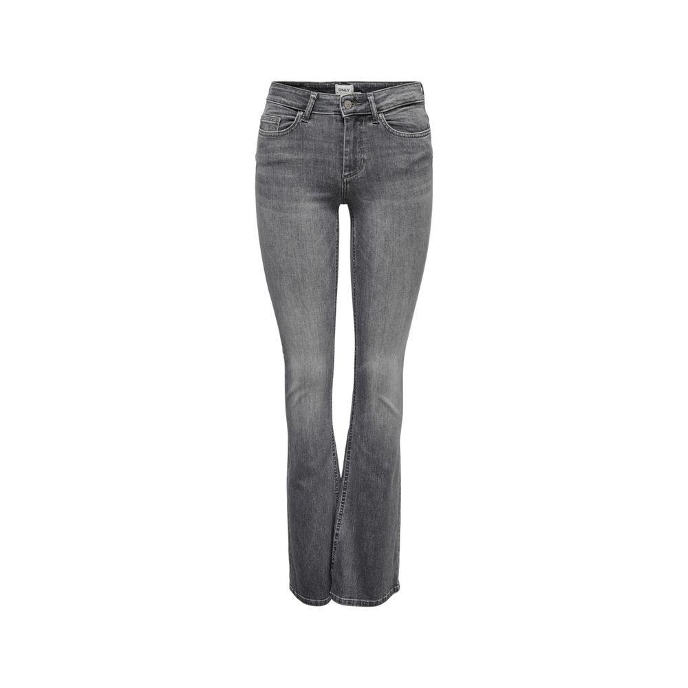 Only Gray Cotton Skinny Women's Jeans