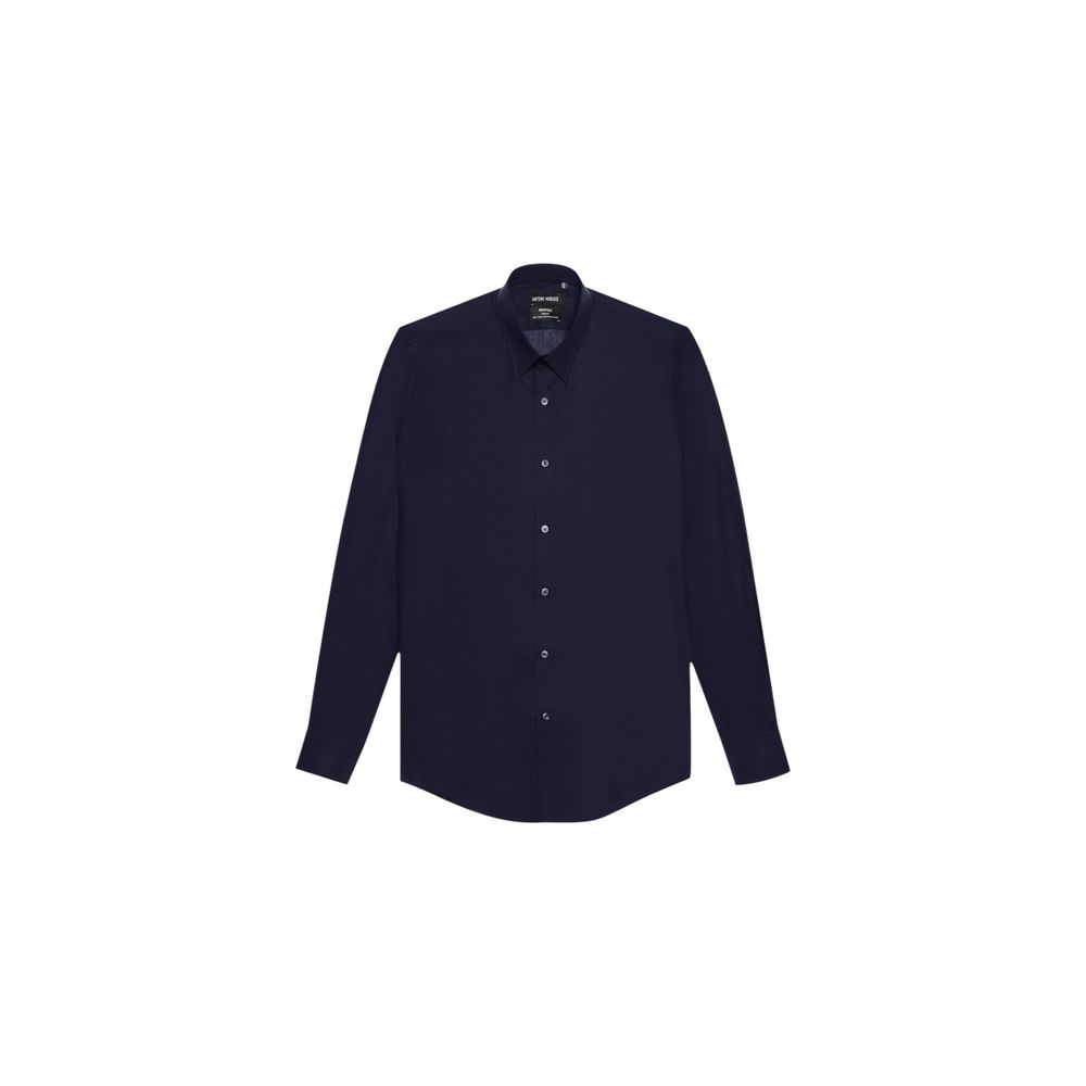 Antony Morato Blue Cotton Dress Men's Shirt