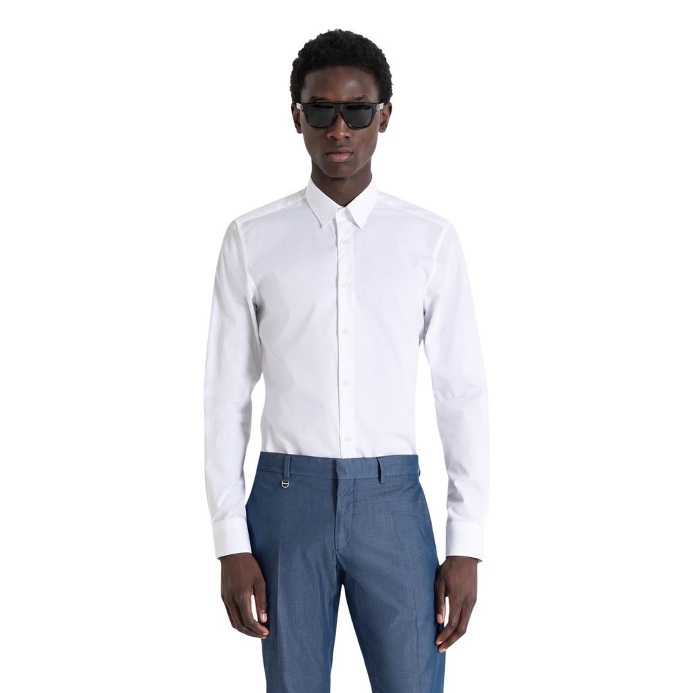 Antony Morato White Cotton Dress Men's Shirt