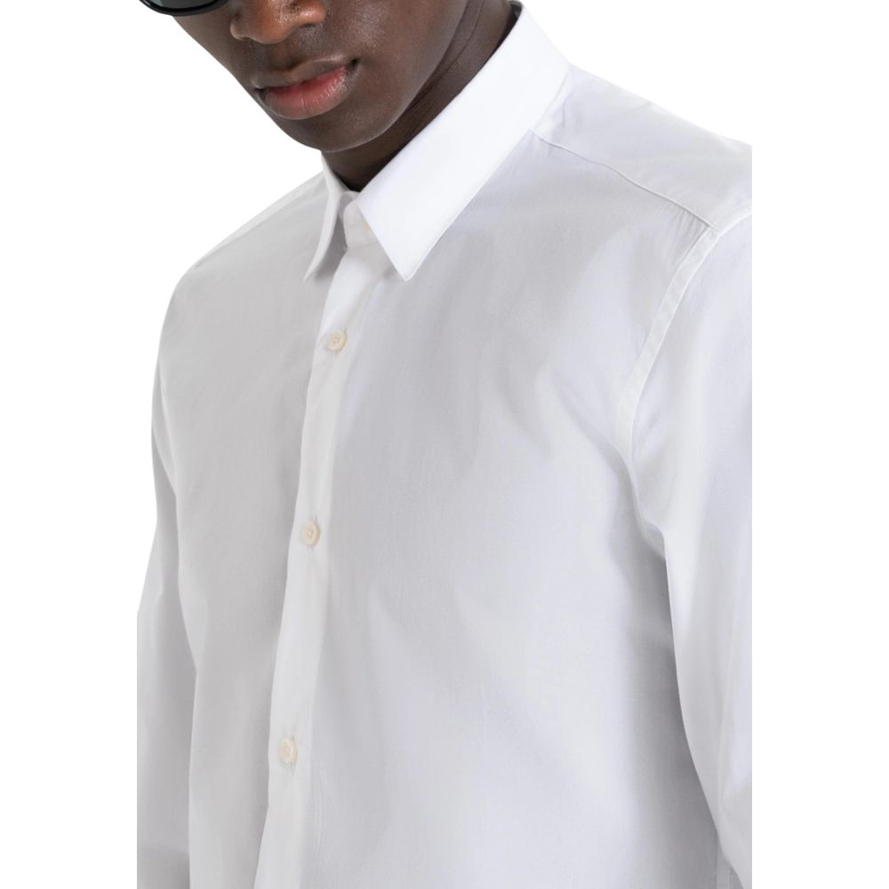Antony Morato White Cotton Dress Men's Shirt