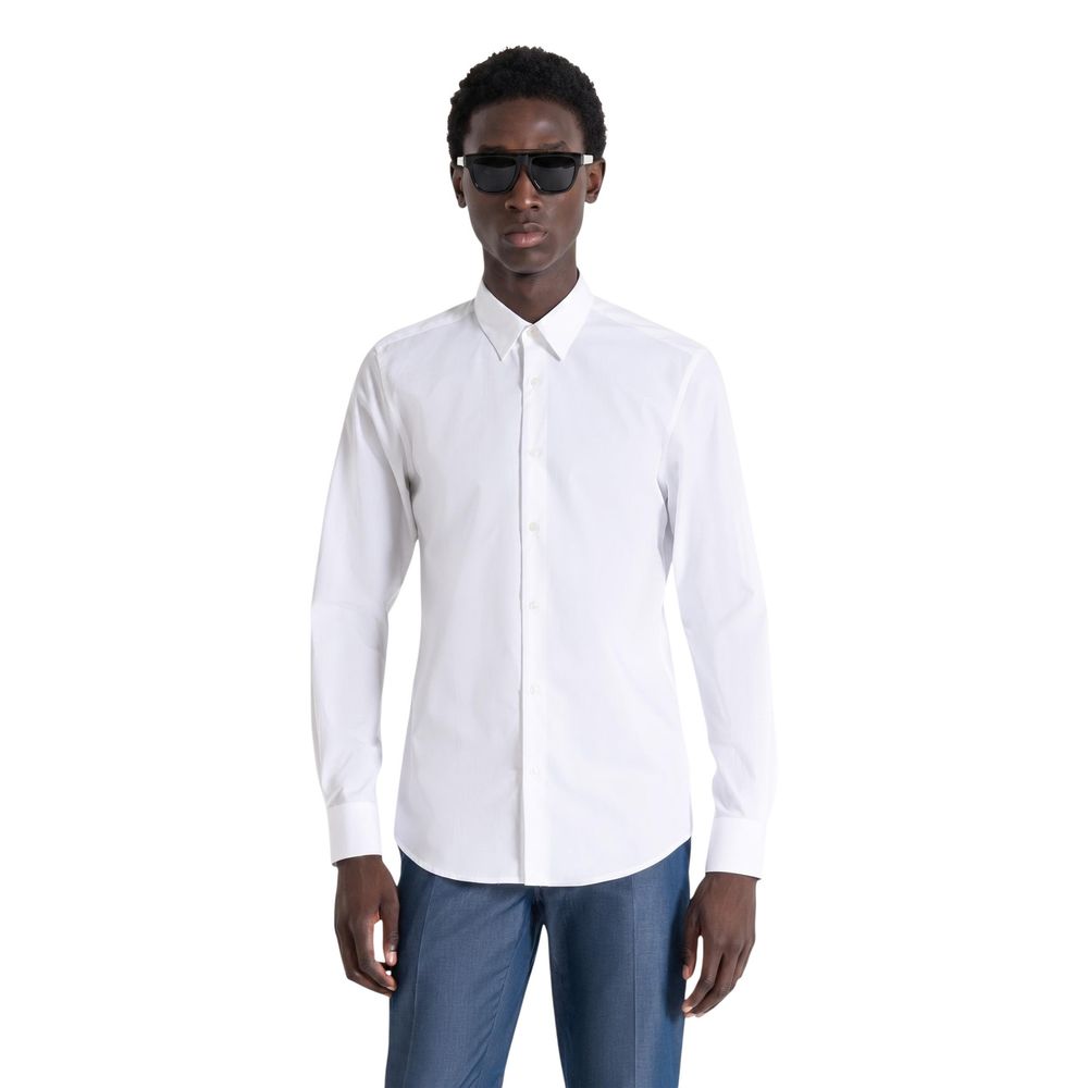 Antony Morato White Cotton Dress Men's Shirt