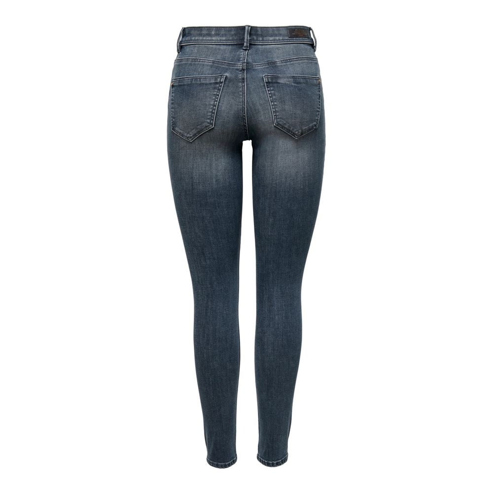 Only Blue Cotton Skinny Women's Jeans