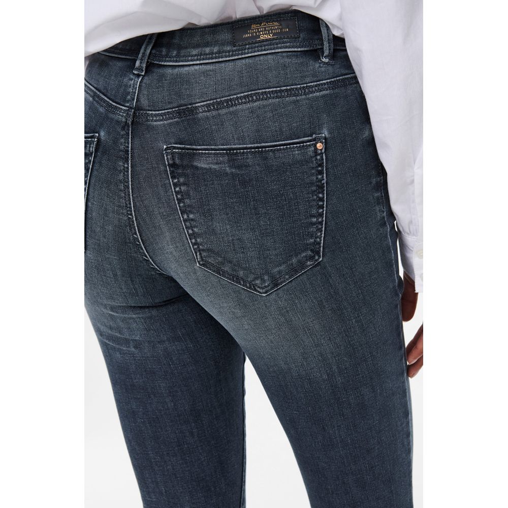 Only Blue Cotton Skinny Women's Jeans