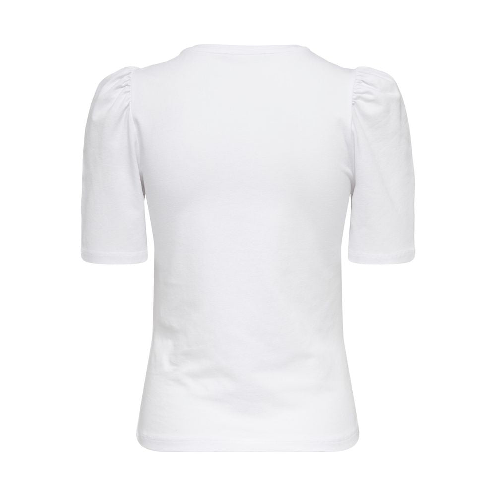 Only White Cotton Women's T-Shirt