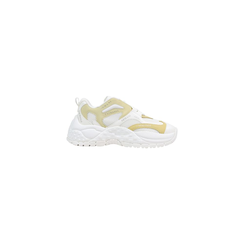 Armani Exchange White Polyester Chunky Women's Sneakers