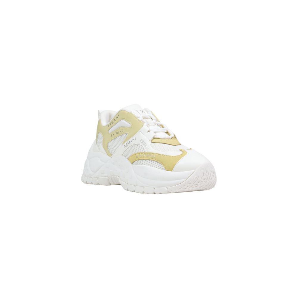 Armani Exchange White Polyester Chunky Women's Sneakers