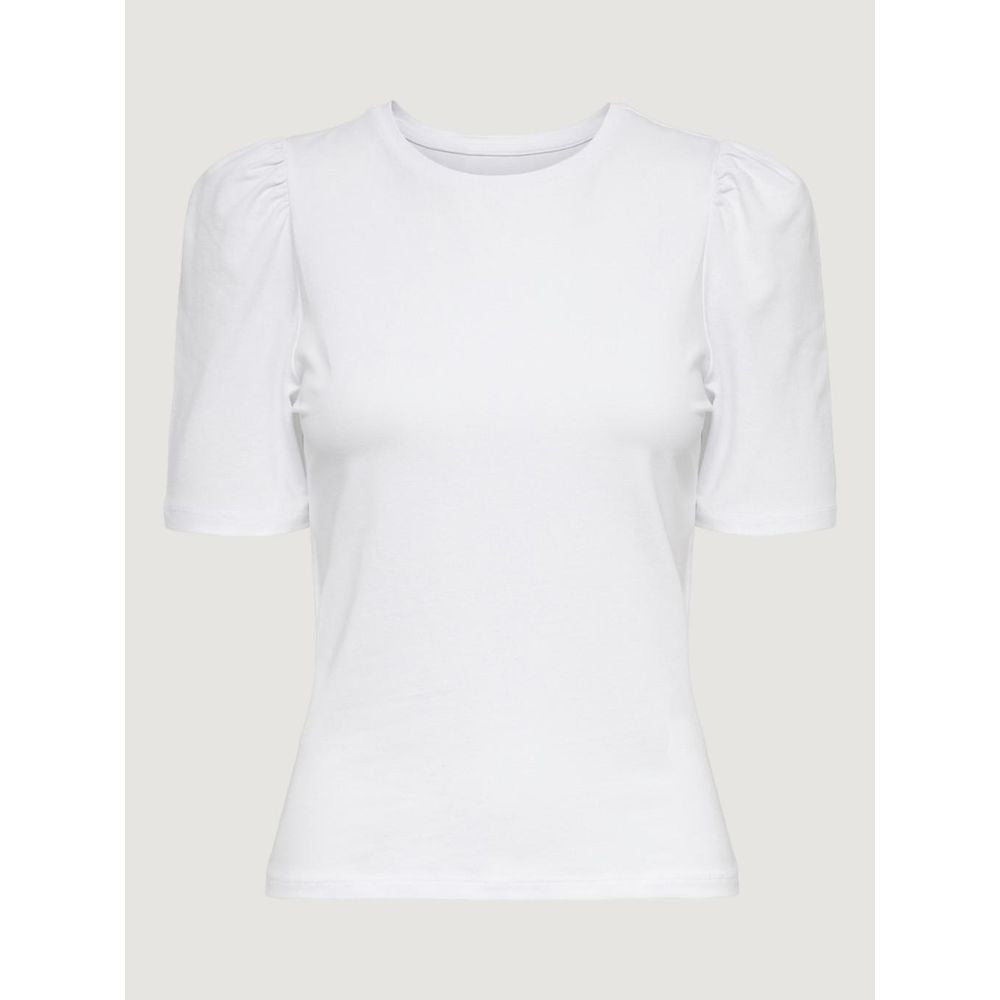 Only White Cotton Women's T-Shirt