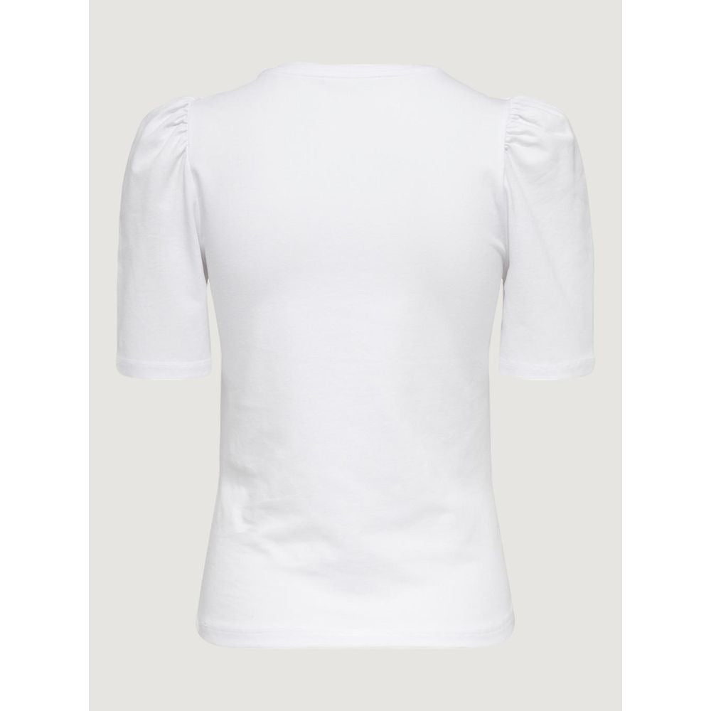 Only White Cotton Women's T-Shirt