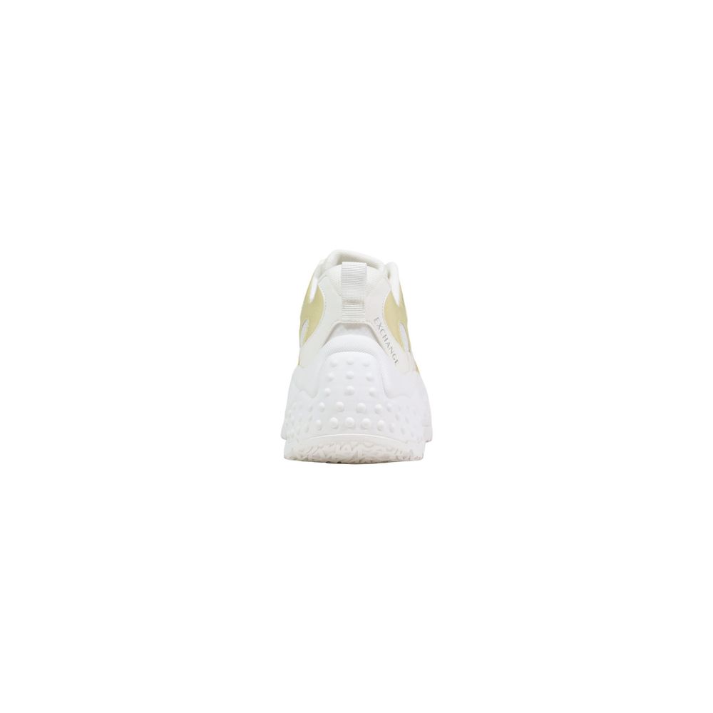 Armani Exchange White Polyester Chunky Women's Sneakers