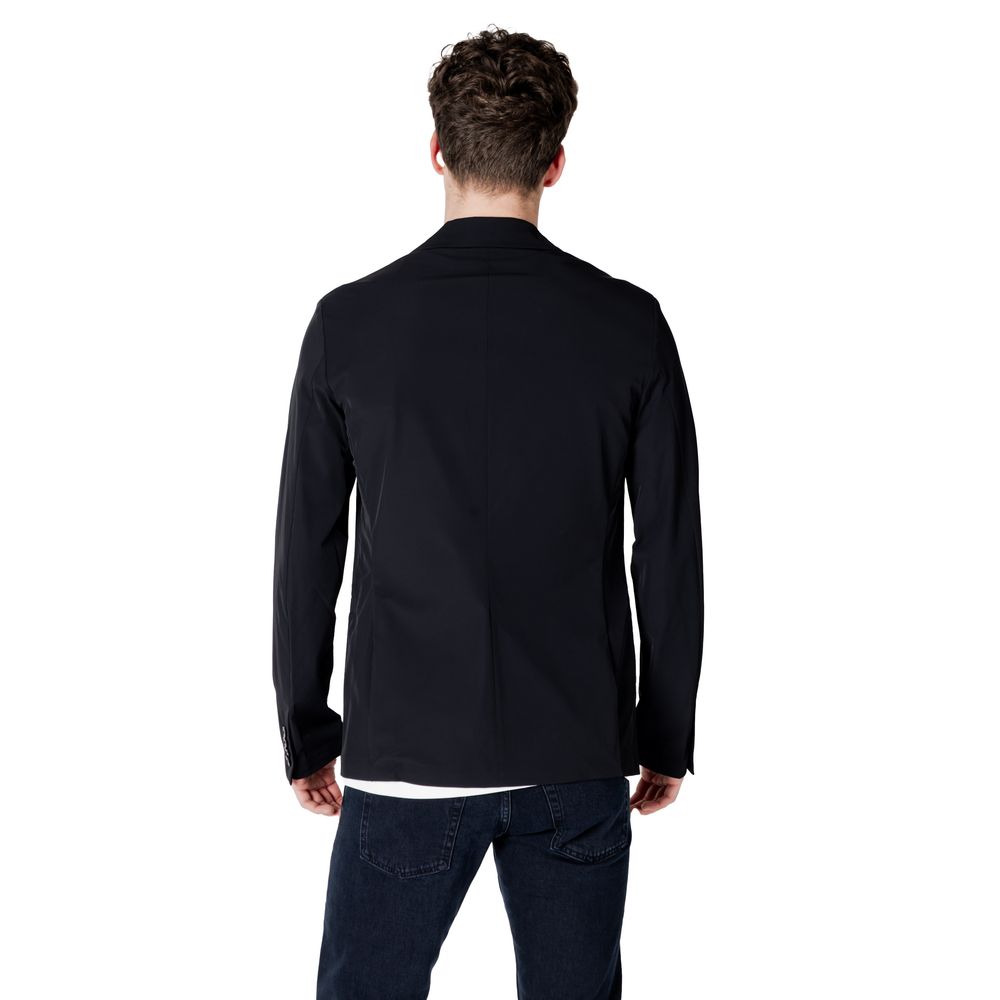 Armani Exchange Black Cotton Men's Blazer