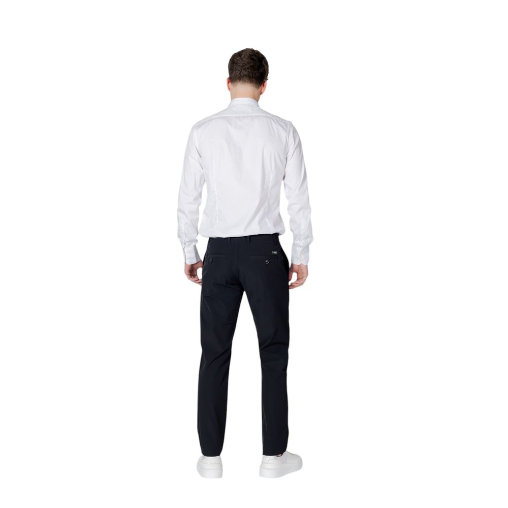 Armani Exchange Black Cotton Casual Men's Pants