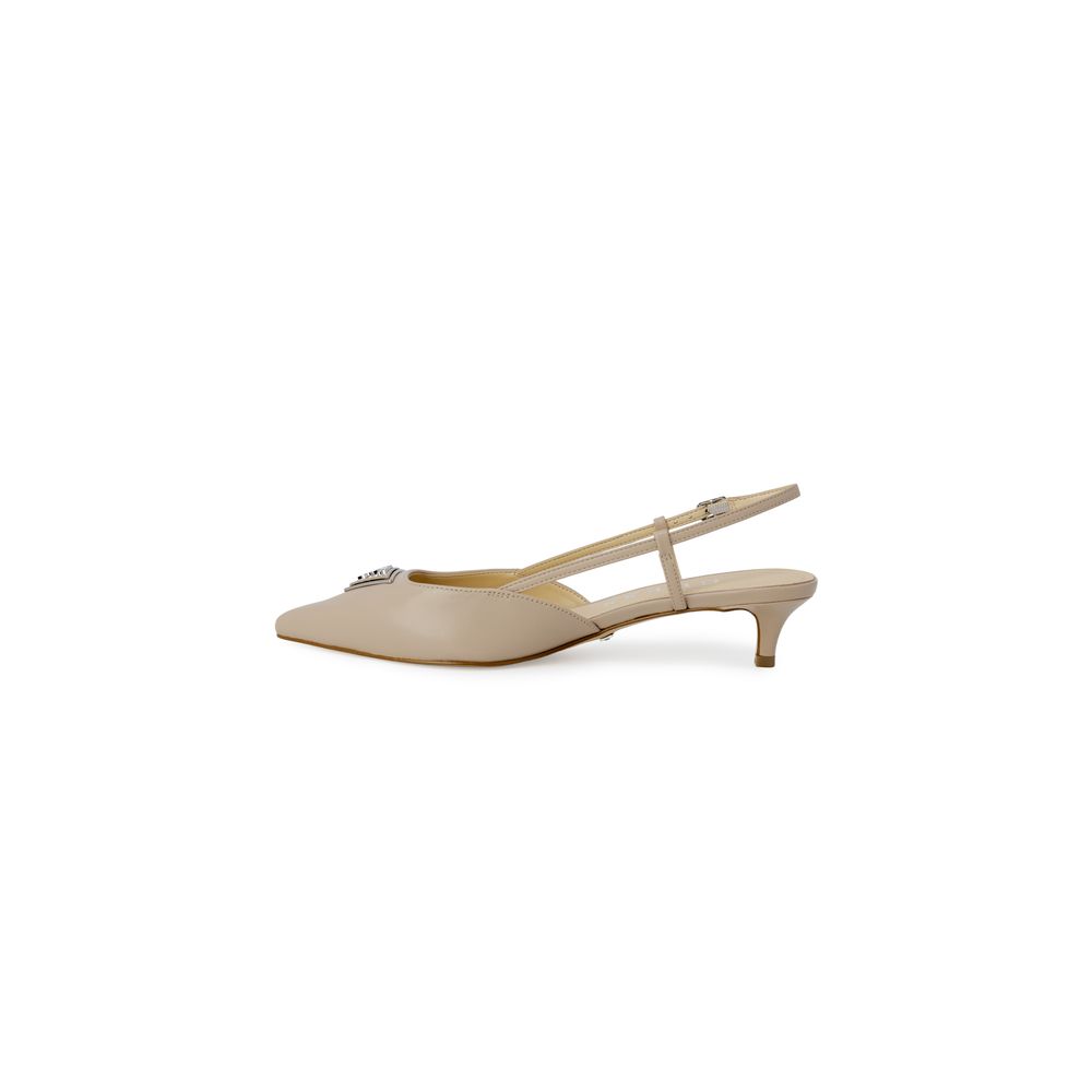 Guess Beige Polyester High Heel Women's Pumps