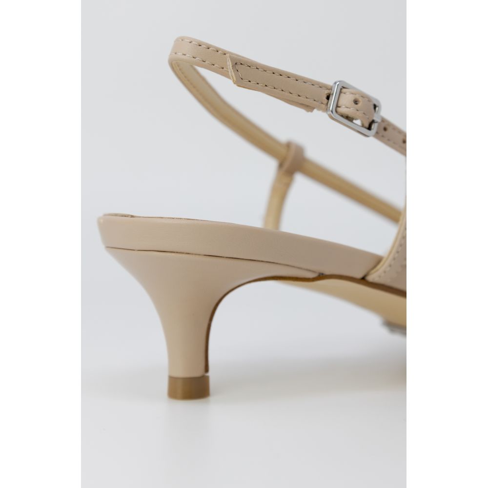 Guess Beige Polyester High Heel Women's Pumps