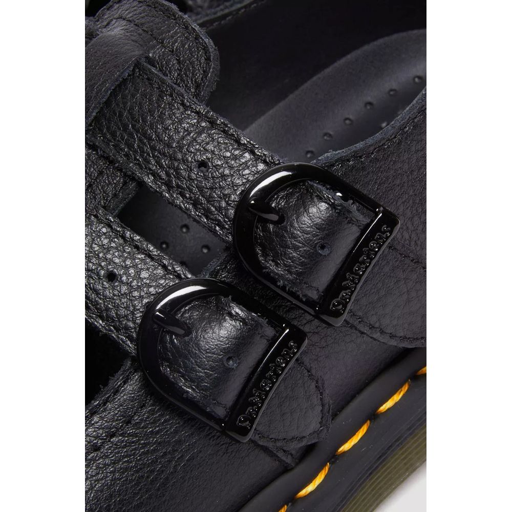 Dr. Martens Black Leather Platform Women's Pumps