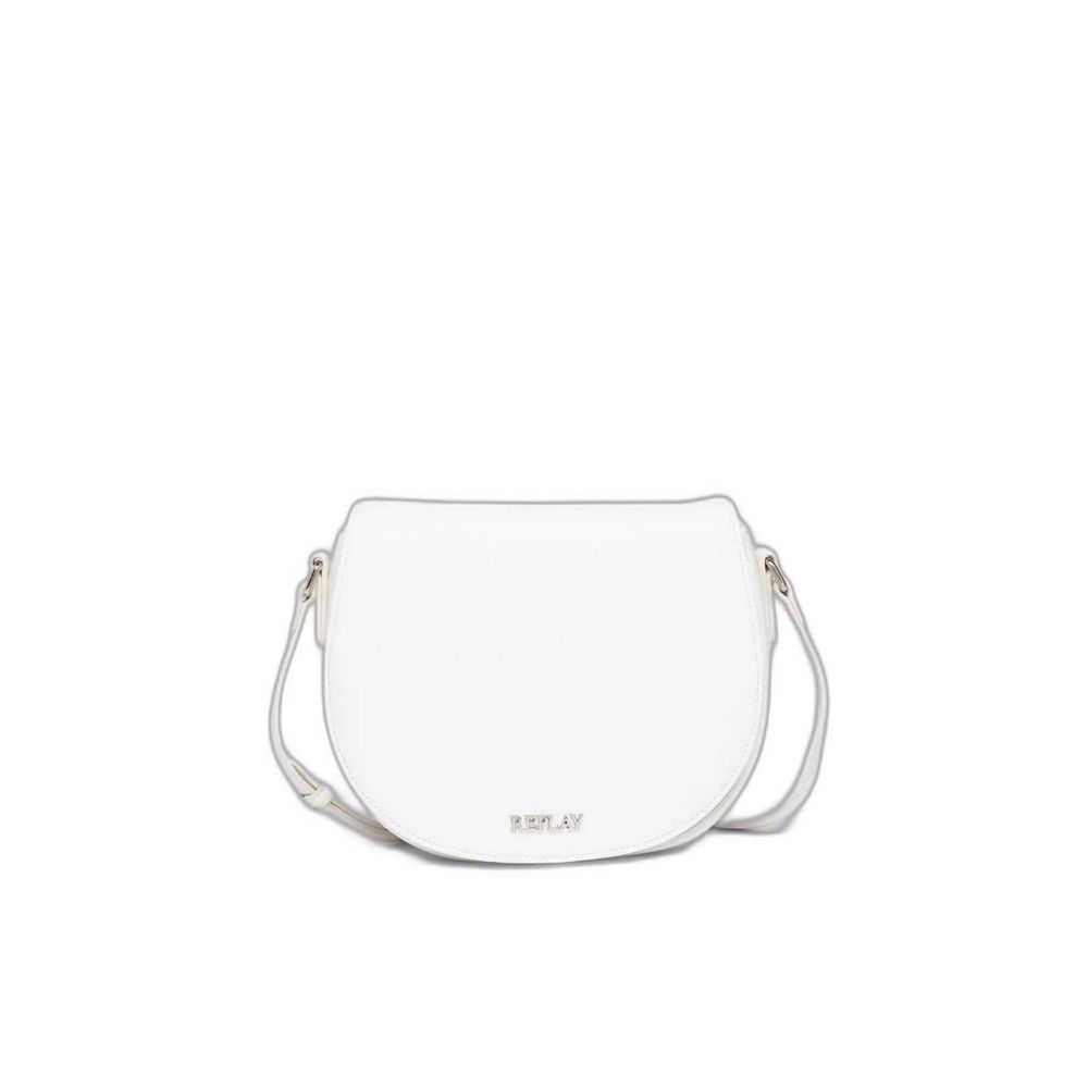 Replay White Polyethylene Women's Handbag