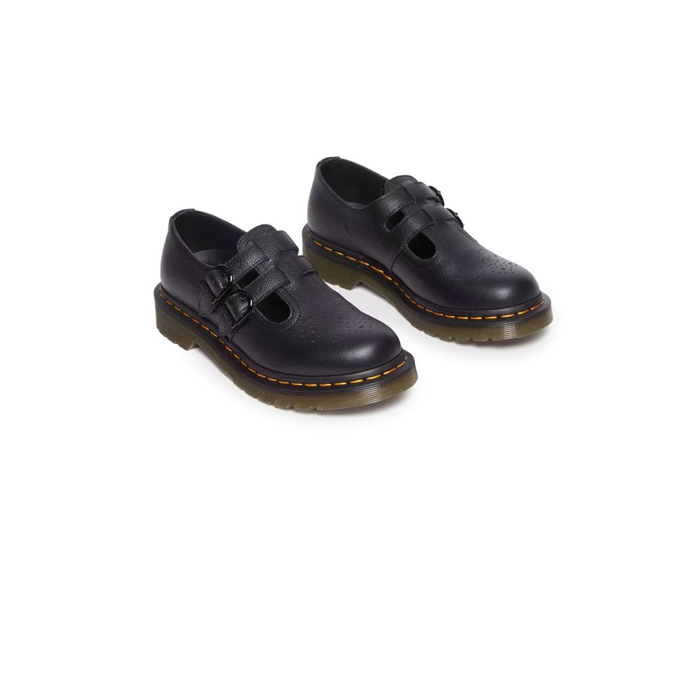 Dr. Martens Black Leather Platform Women's Pumps