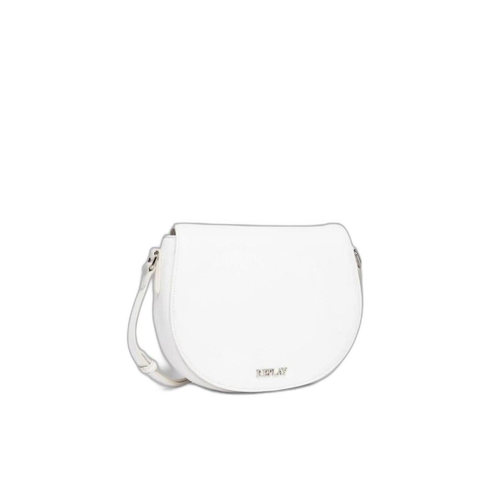 Replay White Polyethylene Women's Handbag
