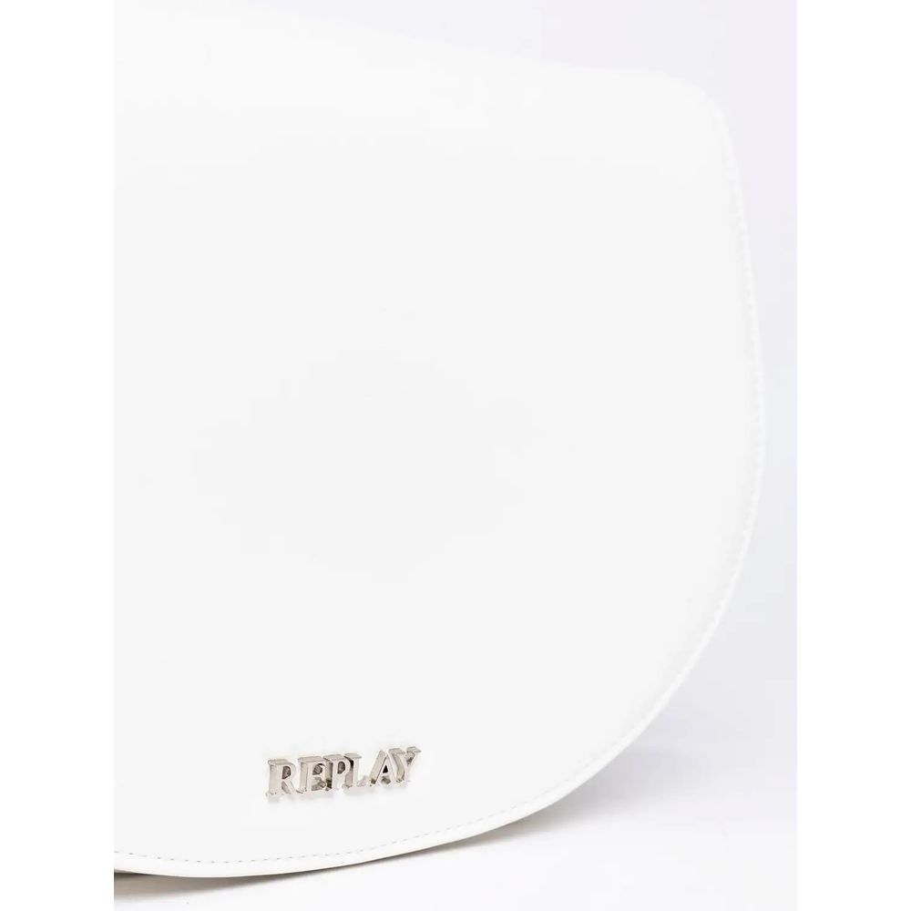 Replay White Polyethylene Women's Handbag