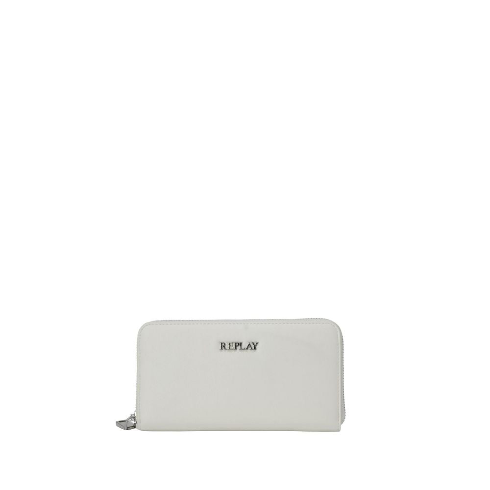 Replay White Polyethylene Women's Wallet