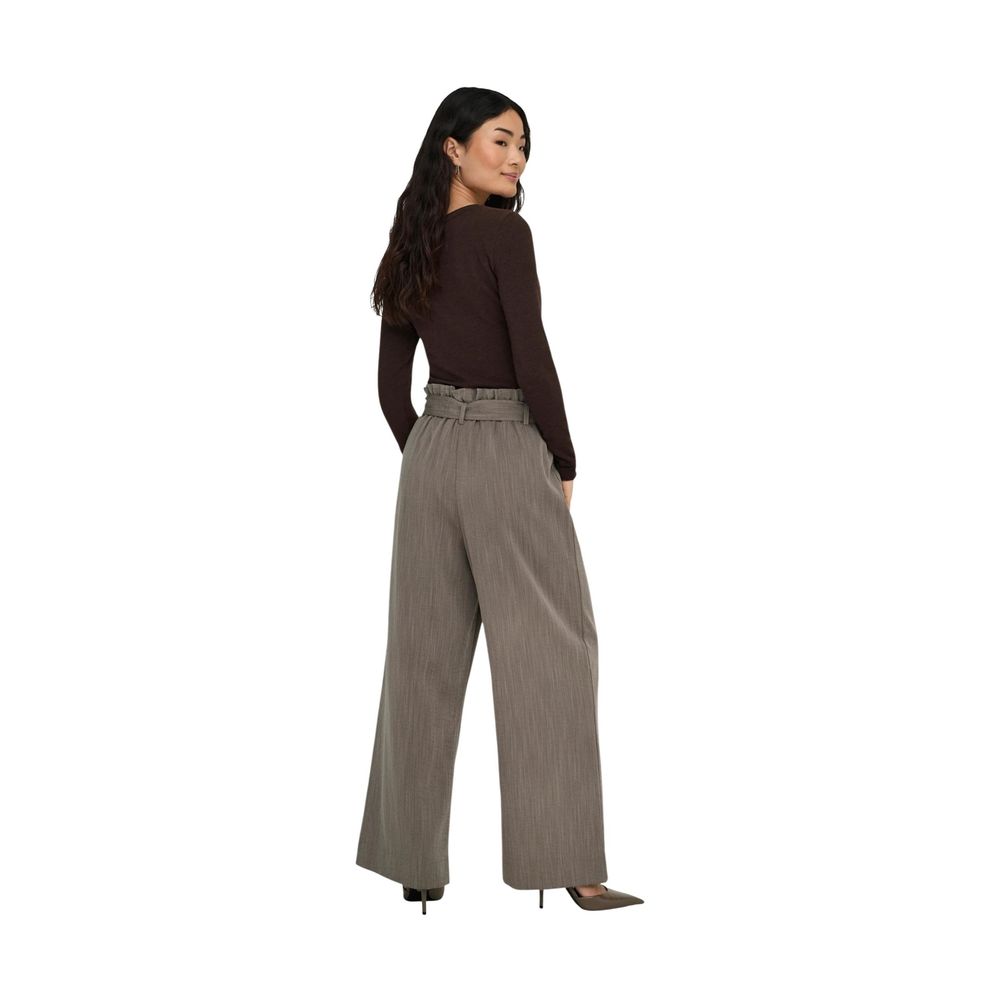 Only Beige Viscose Casual Women's Pants