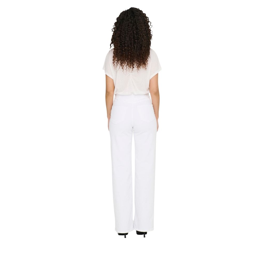 Only White Cotton Relaxed Fit Women's Jeans