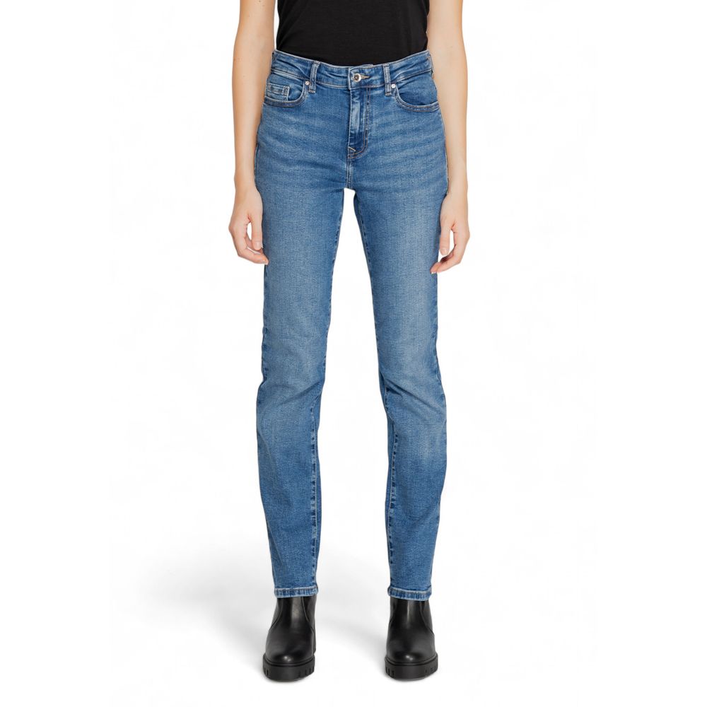 Only Blue Cotton Skinny Women's Jeans