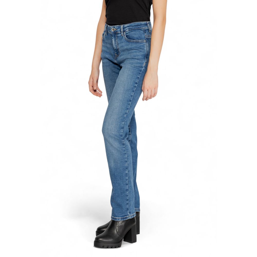 Only Blue Cotton Skinny Women's Jeans