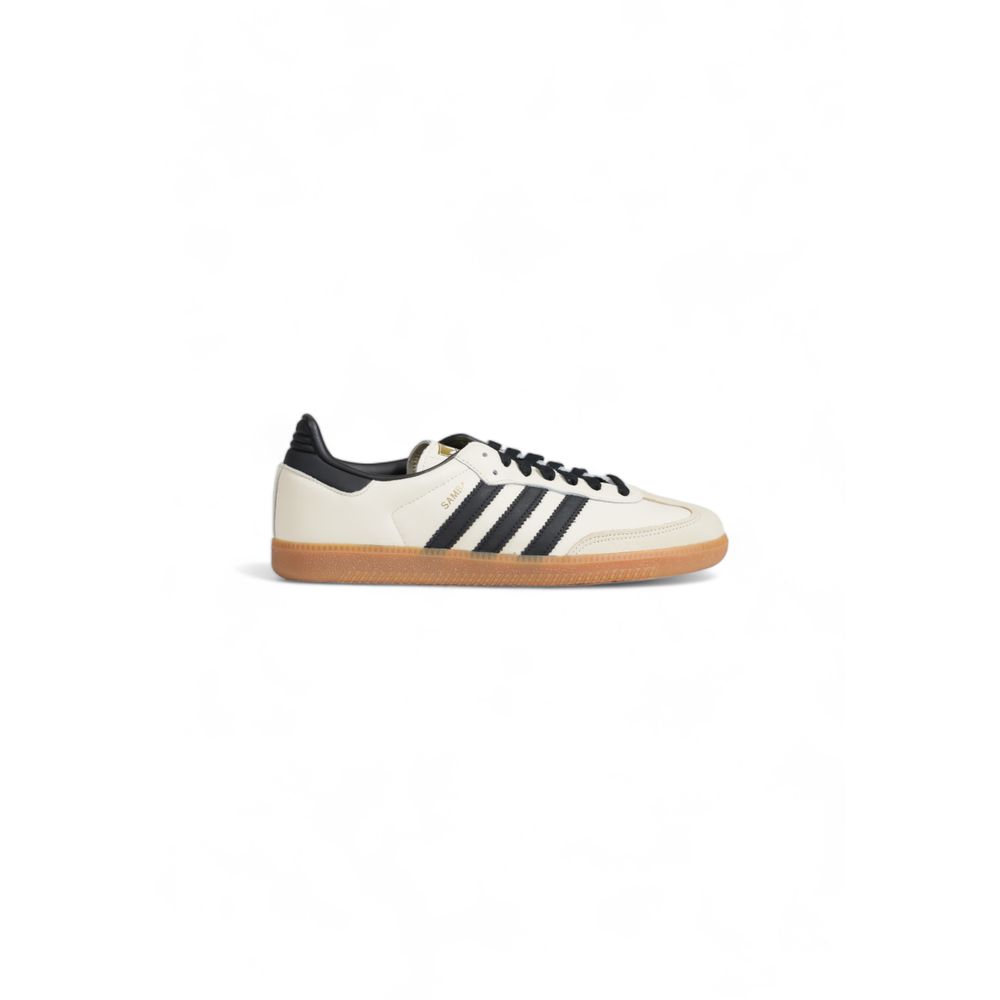 Adidas Originals Beige Leather Athletic Men's Sneakers