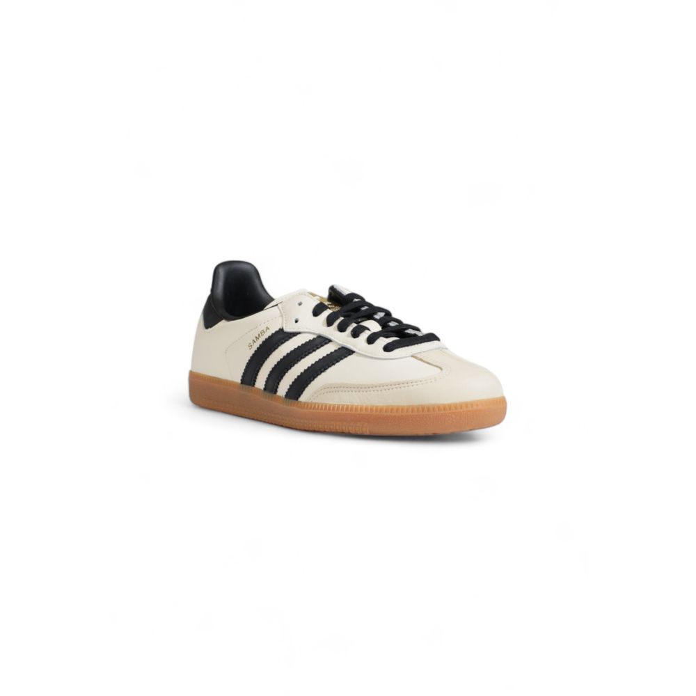 Adidas Originals Beige Leather Athletic Men's Sneakers