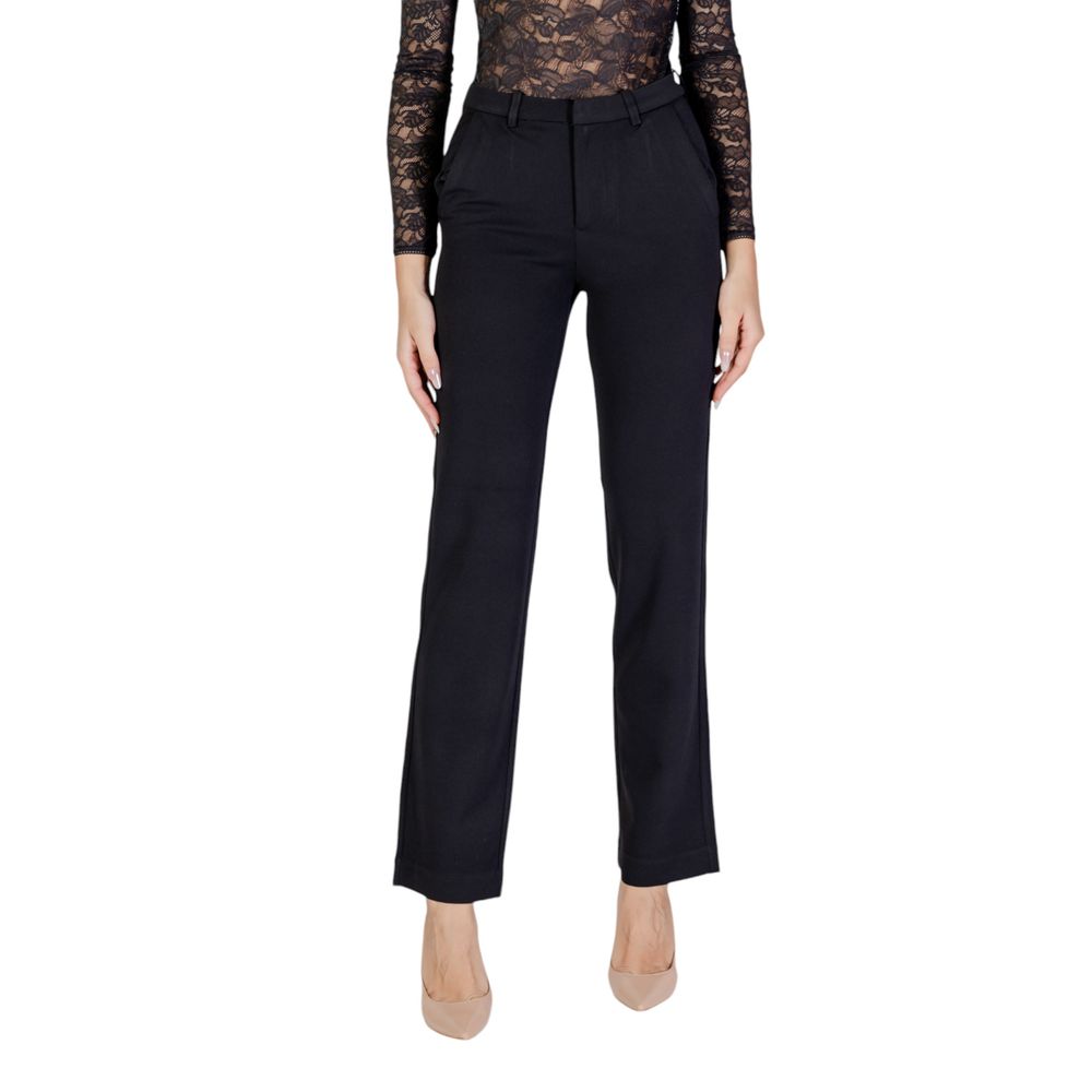 Only Black Recycled Polyester Flared Women's Pants