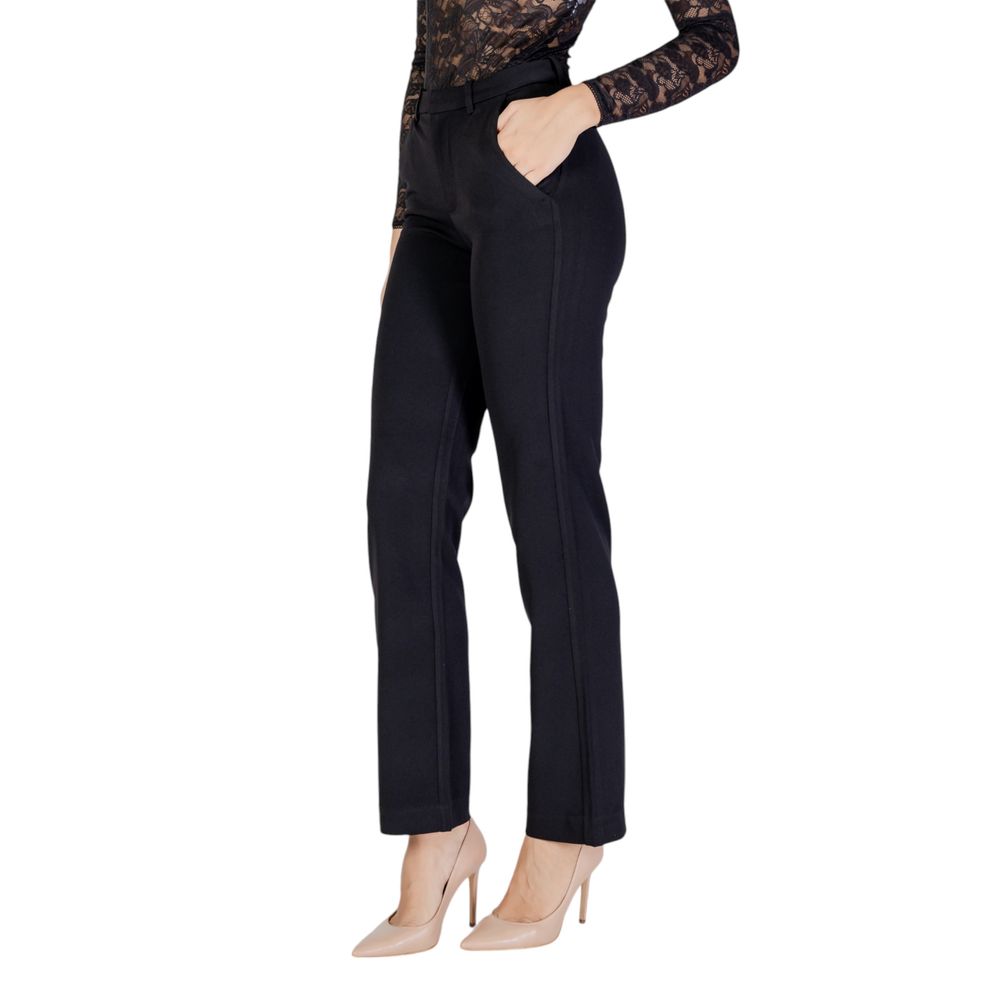 Only Black Recycled Polyester Flared Women's Pants