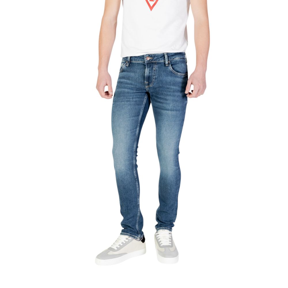 Guess Blue Cotton Skinny Men's Jeans