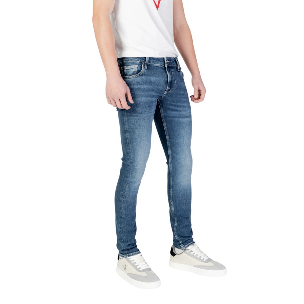 Guess Blue Cotton Skinny Men's Jeans