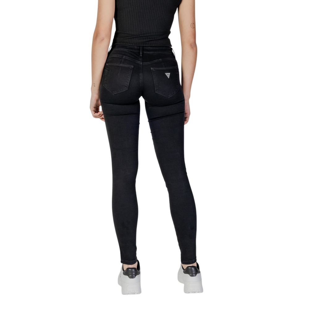 Guess Black Cotton Skinny Women's Jeans