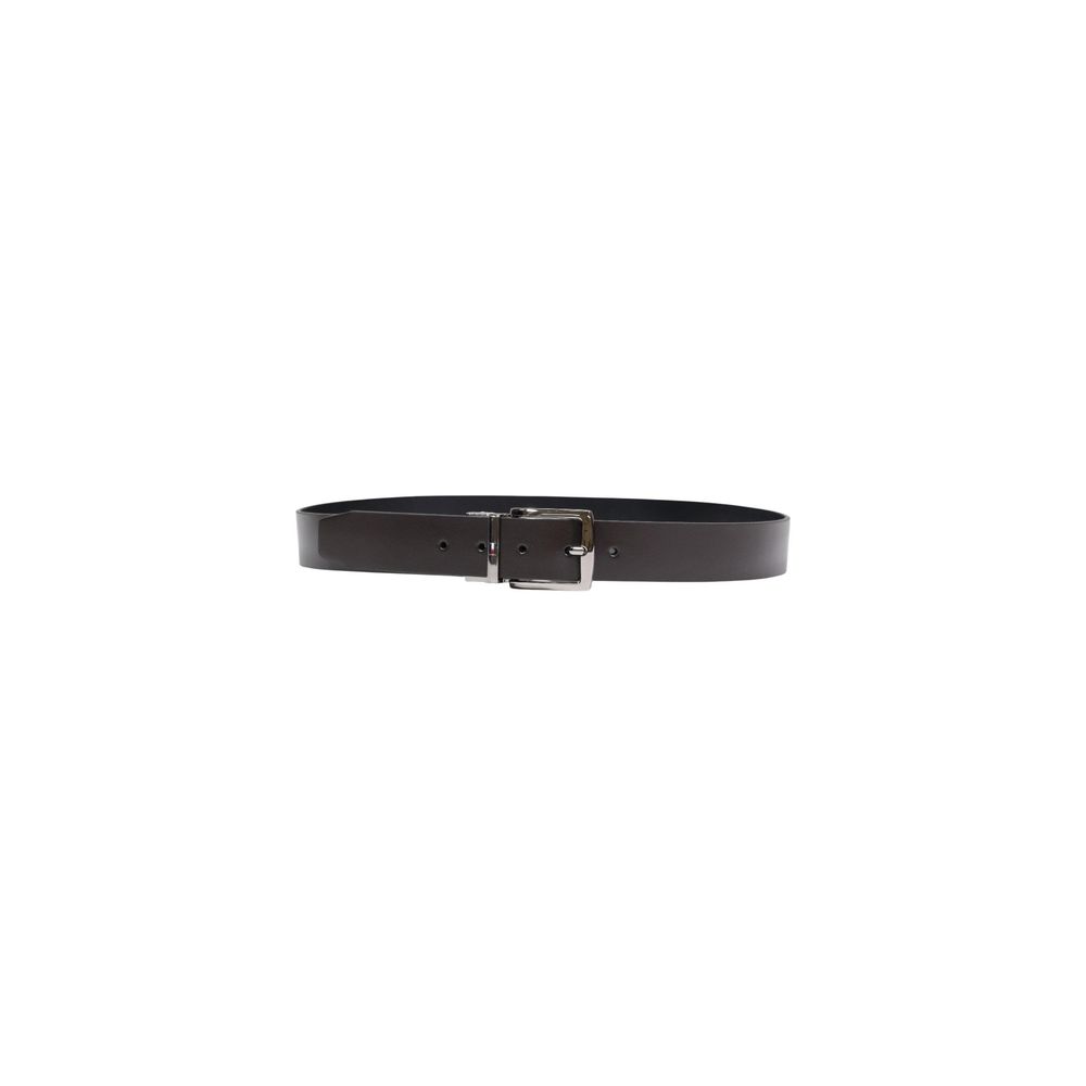 Tommy Hilfiger Brown Leather Regular Men's Belt