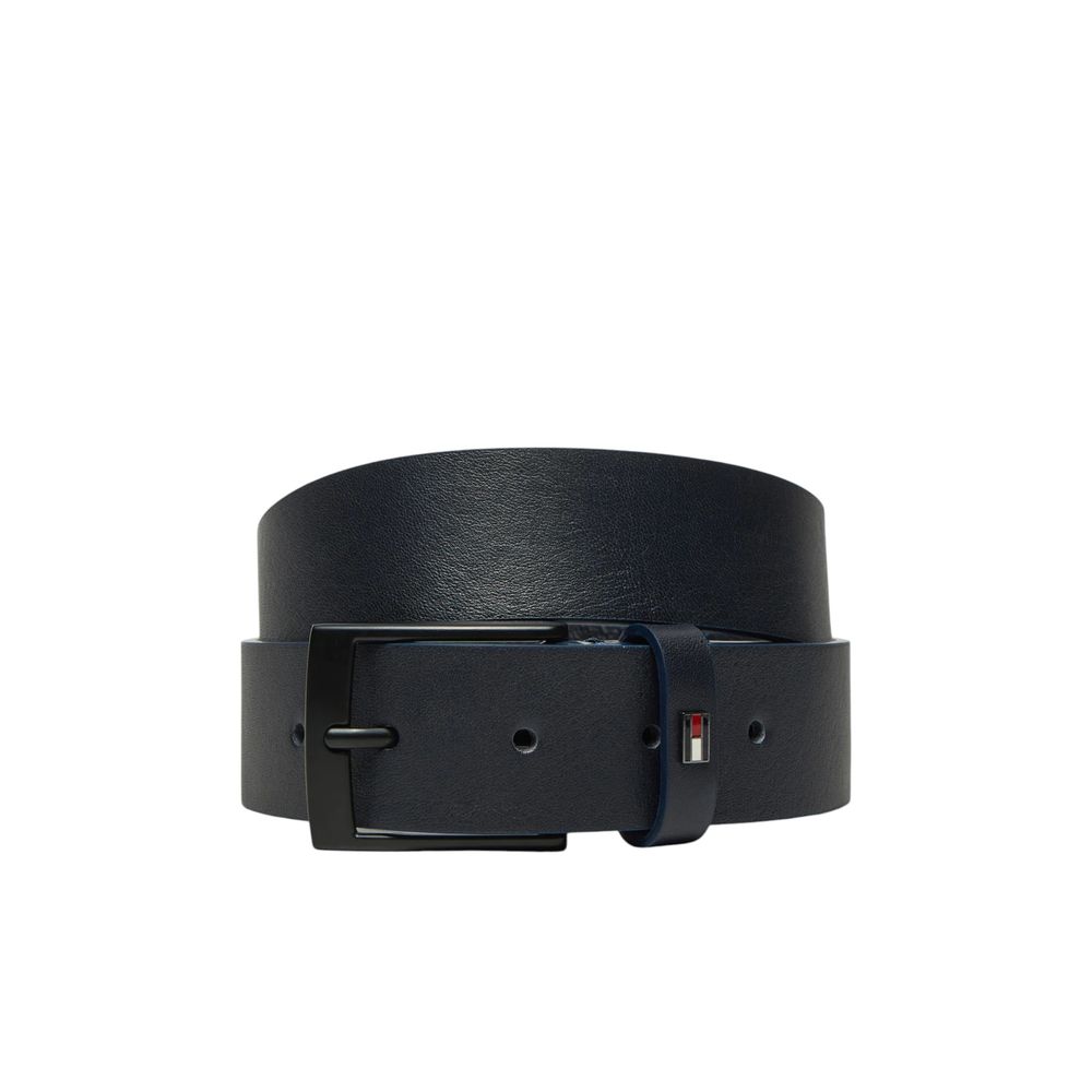 Tommy Hilfiger Blue Leather Regular Men's Belt