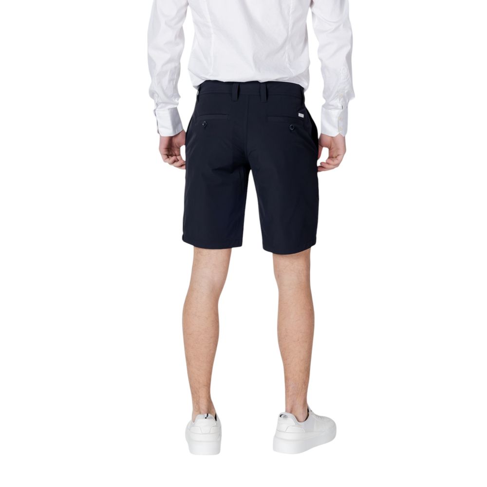 Armani Exchange Blue Polyamide Bermuda Men's Shorts