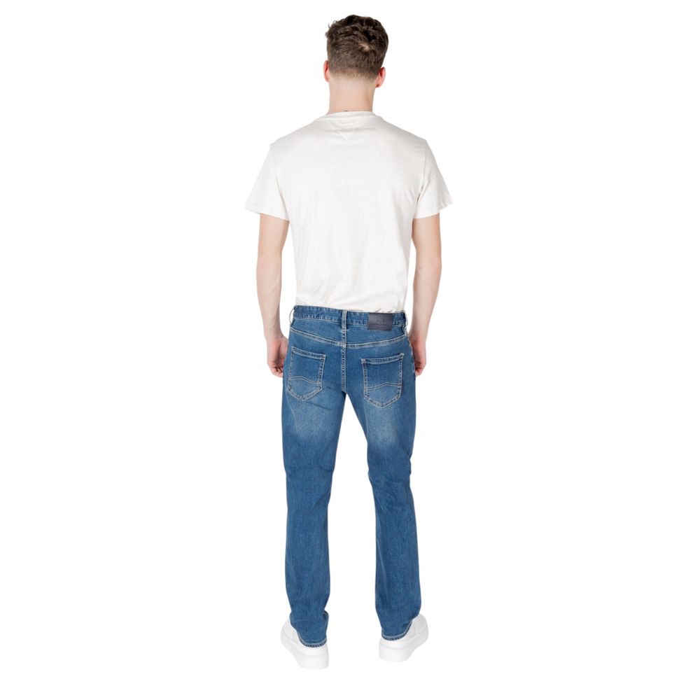 Armani Exchange Blue Cotton Skinny Men's Jeans