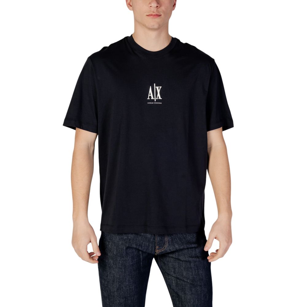 Armani Exchange Blue Cotton Men's T-Shirt