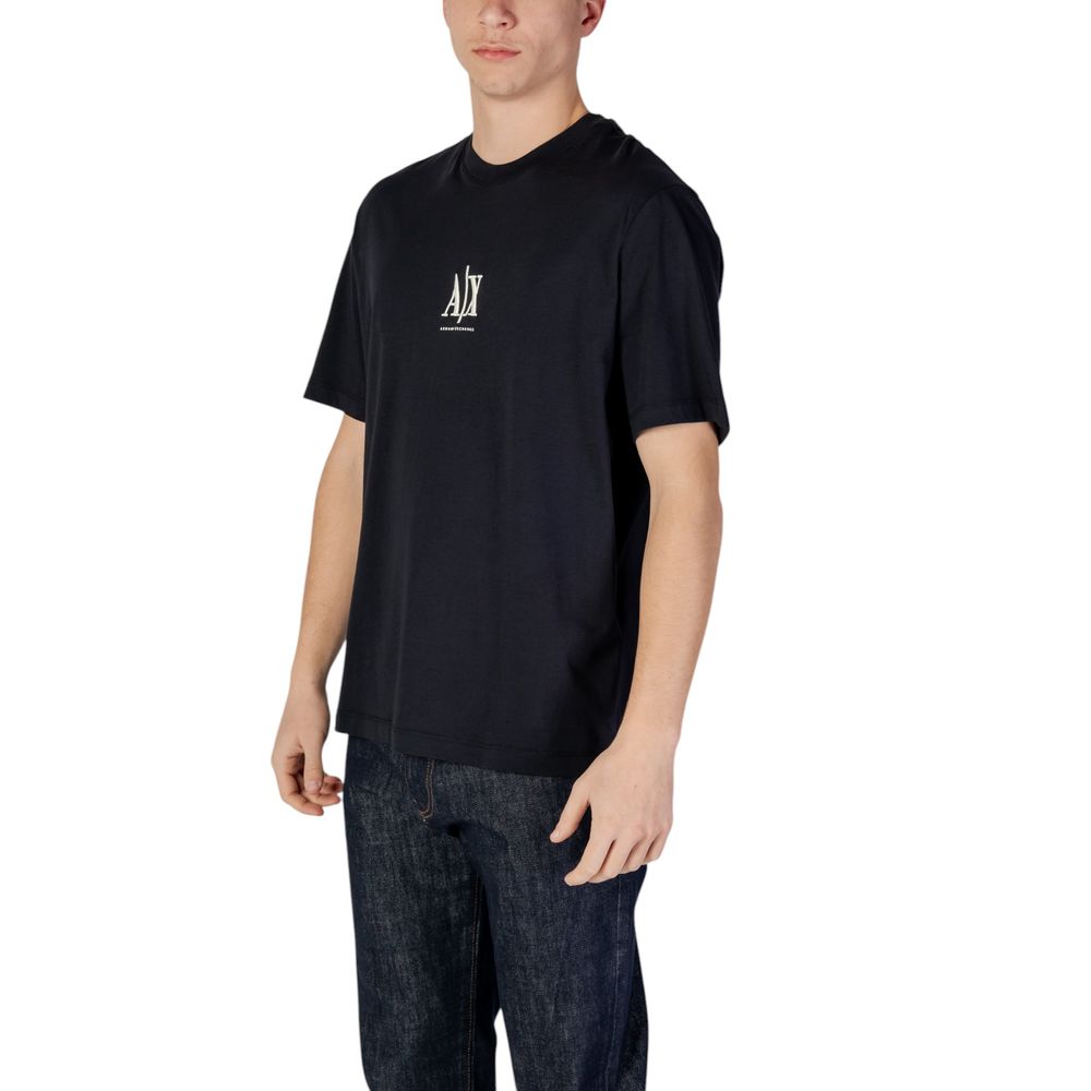 Armani Exchange Blue Cotton Men's T-Shirt