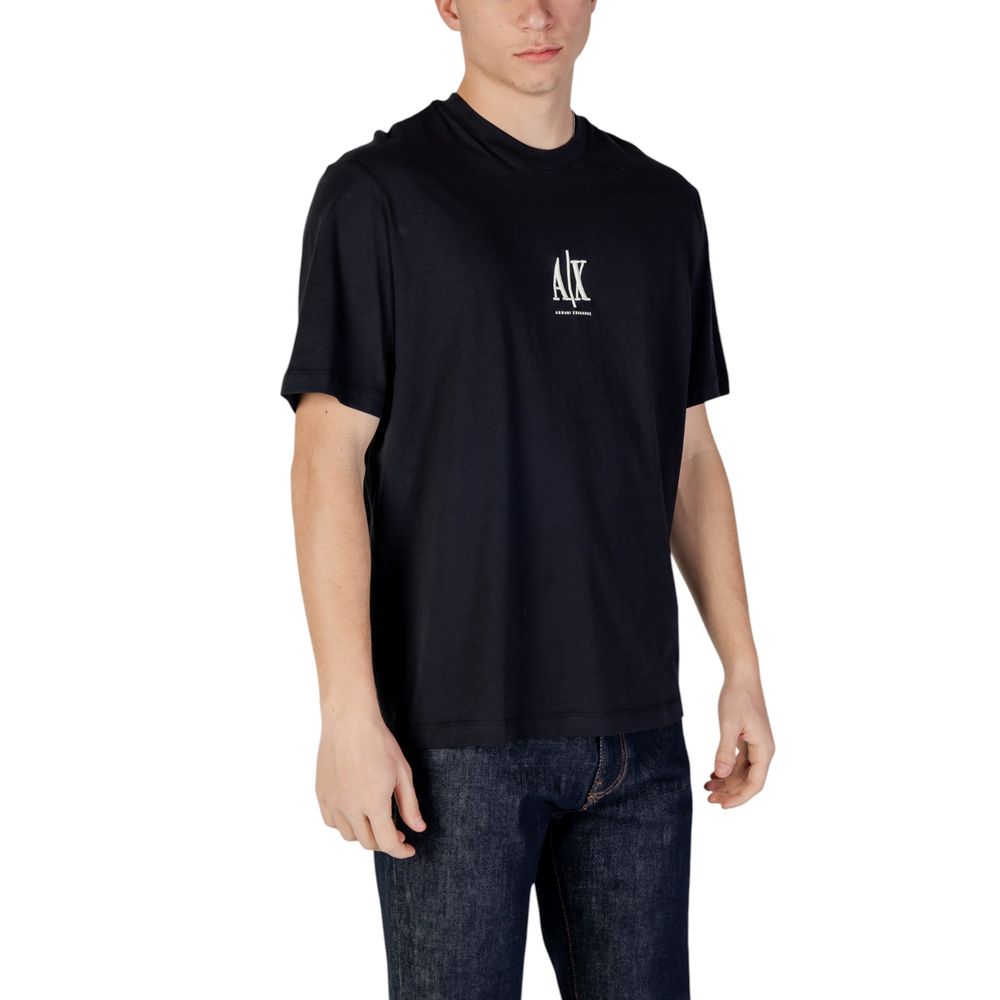 Armani Exchange Blue Cotton Men's T-Shirt