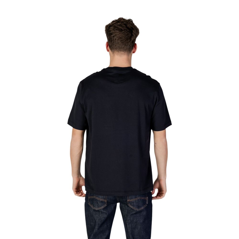 Armani Exchange Blue Cotton Men's T-Shirt