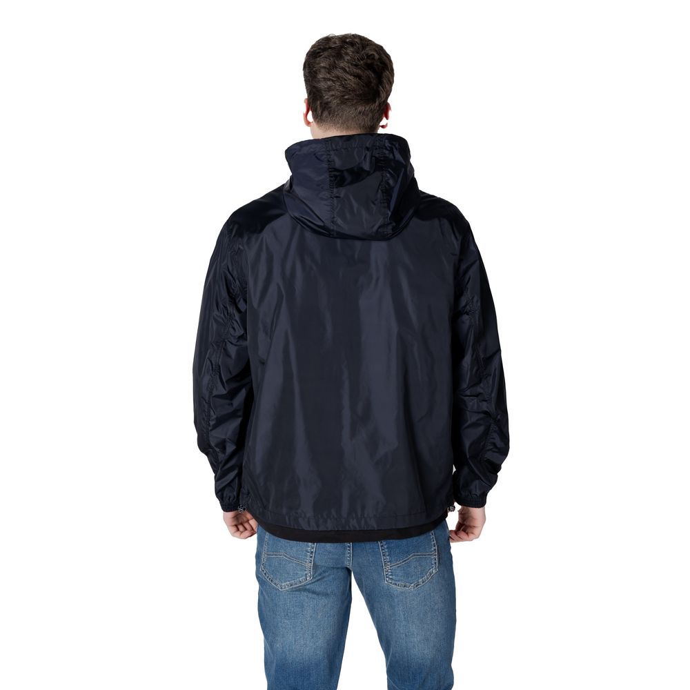 Armani Exchange Blue Polyamide Shell Men's Jacket