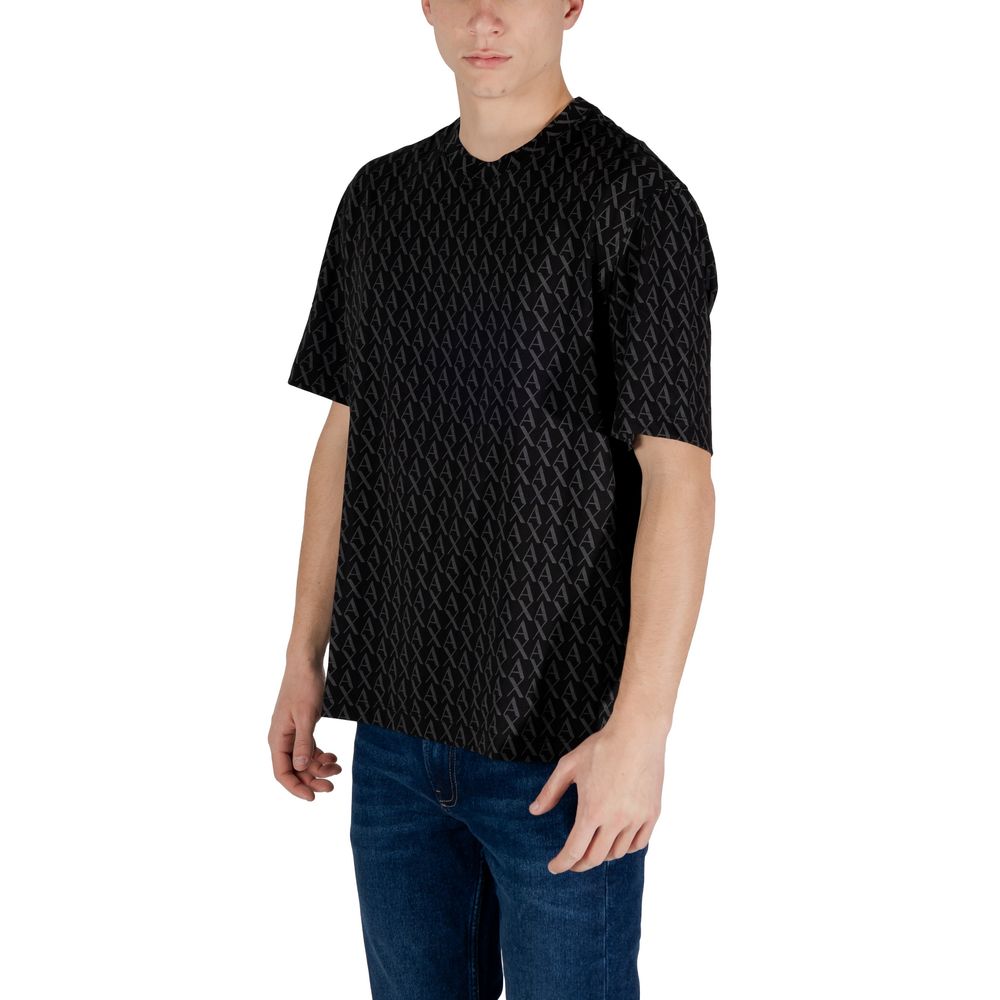 Armani Exchange Black Cotton Men's T-Shirt