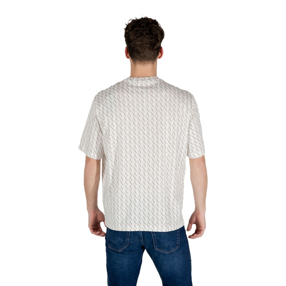Armani Exchange Cream Cotton Men's T-Shirt