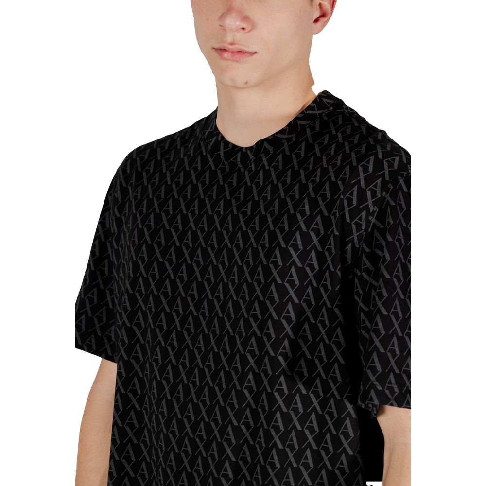 Armani Exchange Black Cotton Men's T-Shirt