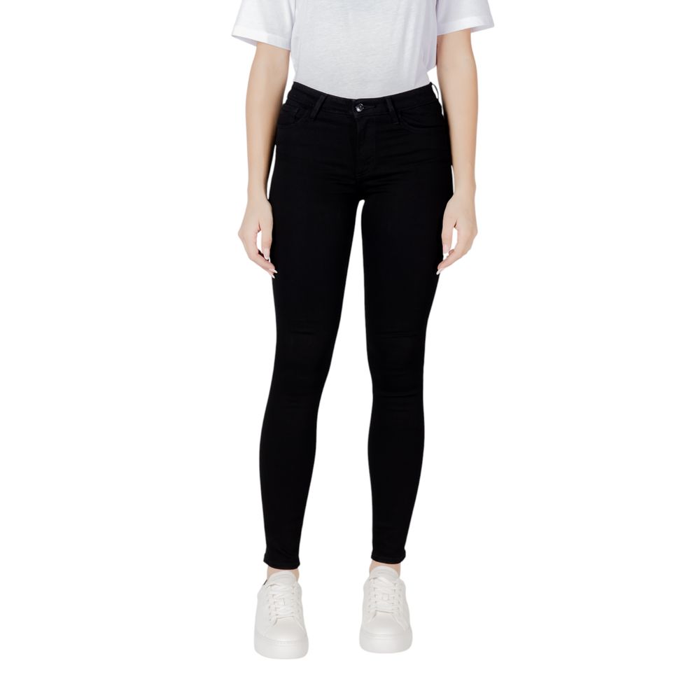 Armani Exchange Black Cotton Skinny Women's Jeans