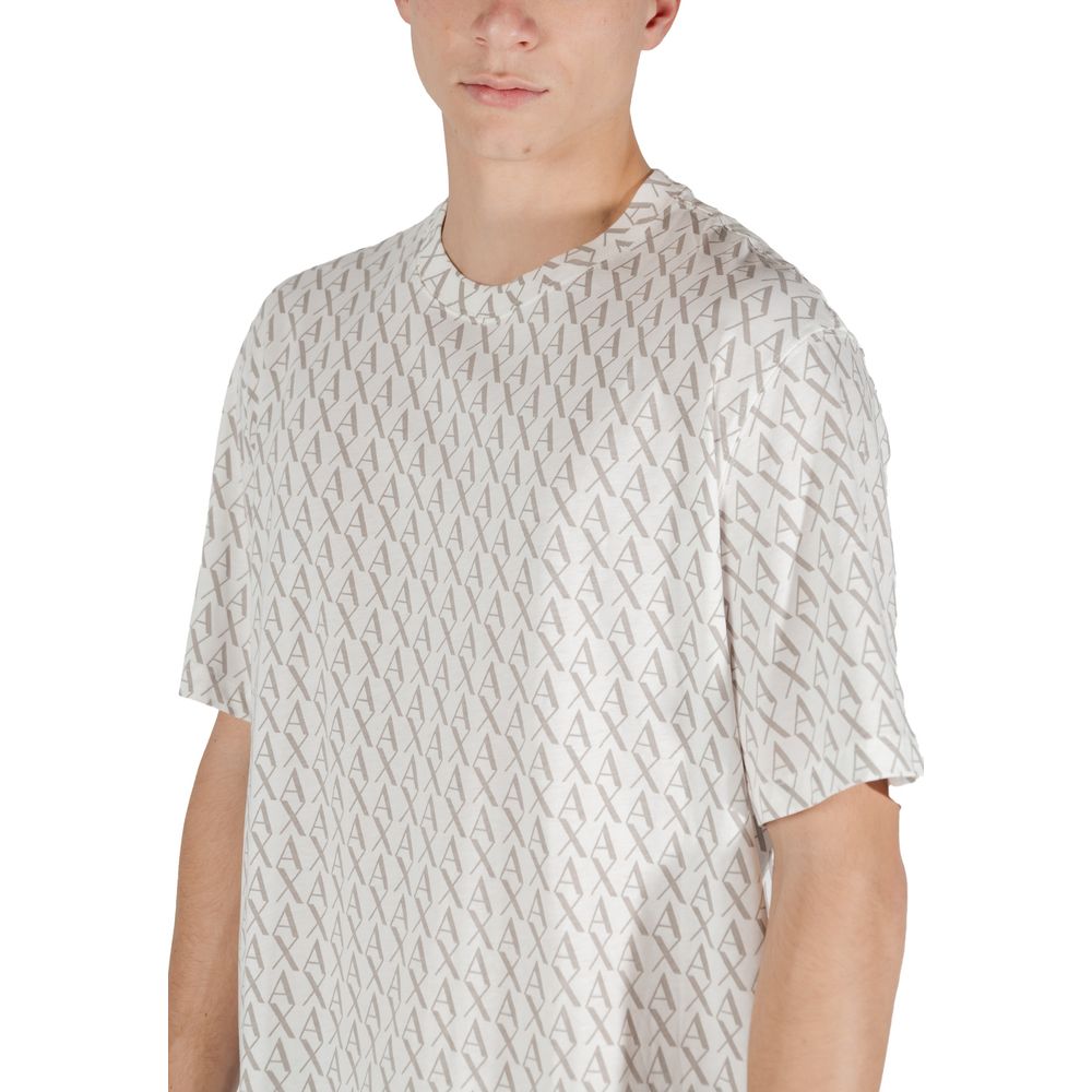 Armani Exchange Cream Cotton Men's T-Shirt