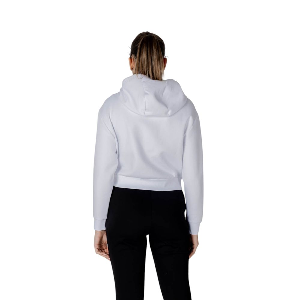 Armani Exchange White Cotton Women's Hoodie