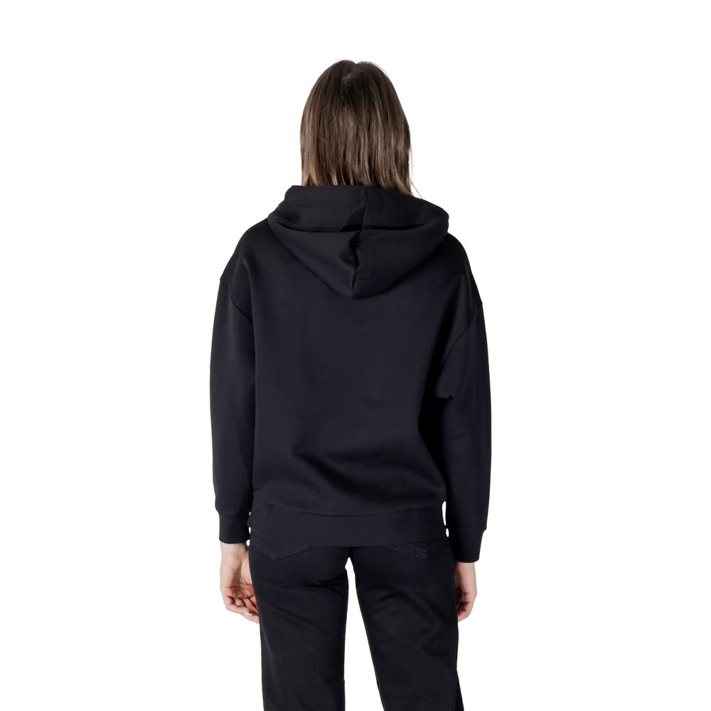 Armani Exchange Black Cotton Women's Hoodie